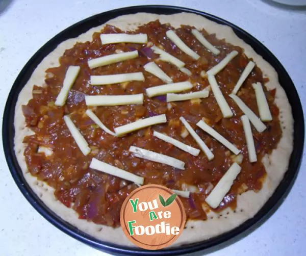 Prawn Sausage Pizza