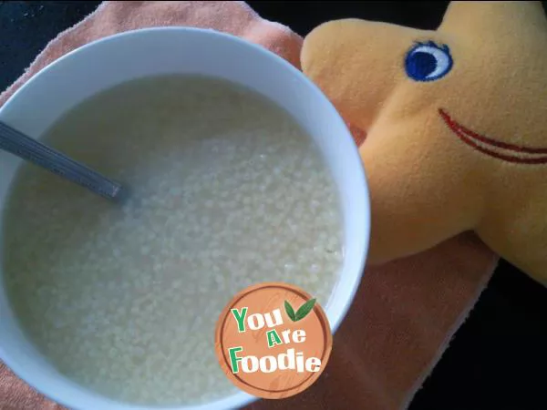 Sweet millet porridge