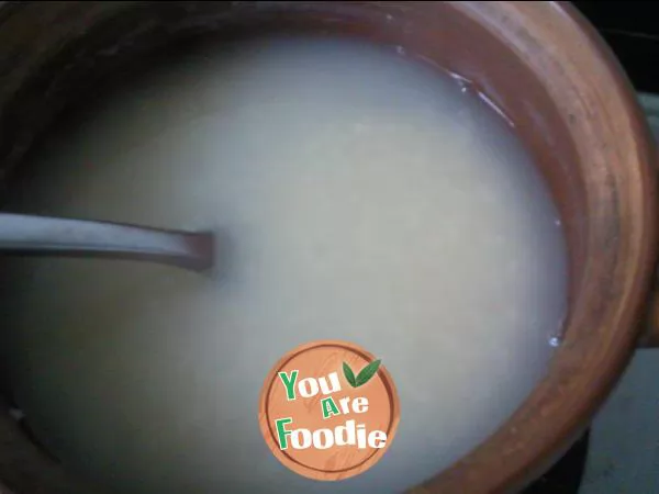 Sweet millet porridge
