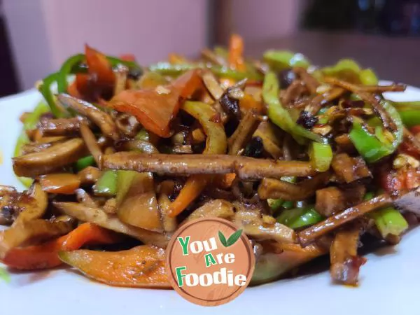 Stir-fried-Shredded-Squid-with-Green-Pepper