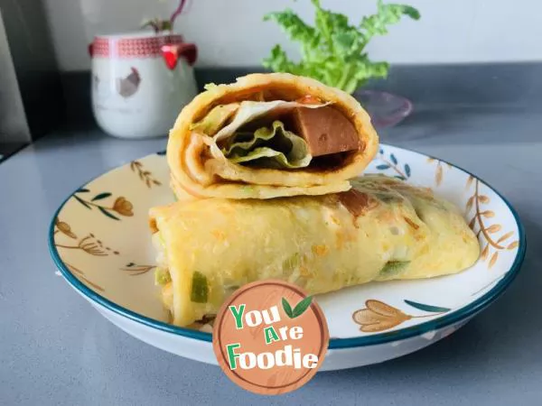 Egg and vegetable cake