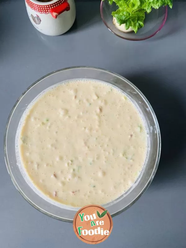 Egg and vegetable cake