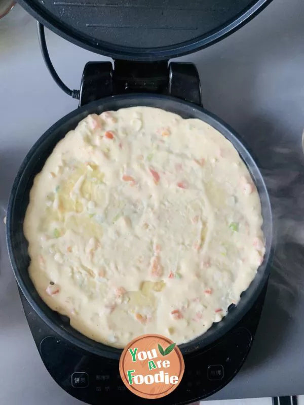 Egg and vegetable cake