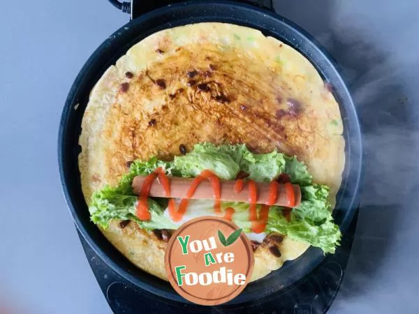 Egg and vegetable cake
