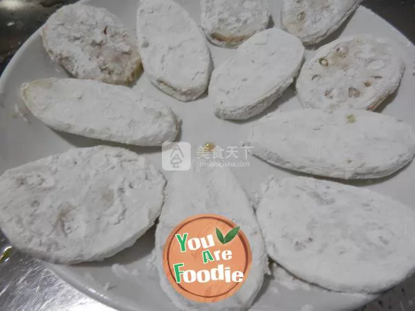 Fried lotus root box and potato box