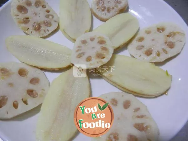 Fried lotus root box and potato box