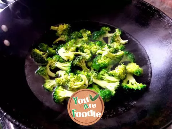 Stir fried broccoli