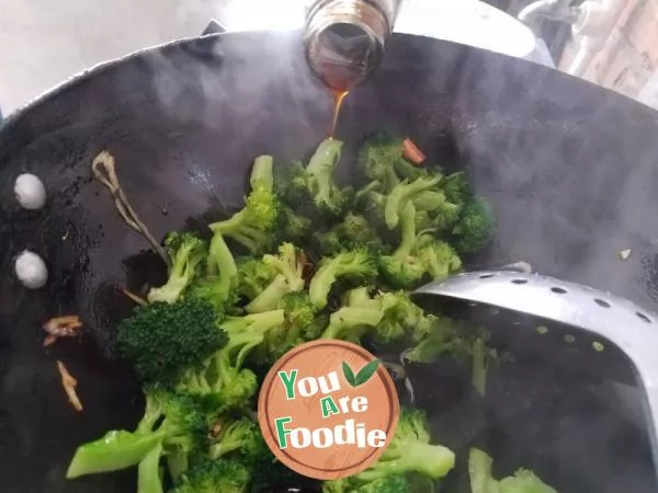 Stir fried broccoli