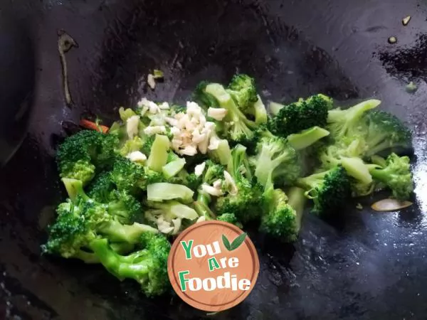 Stir fried broccoli