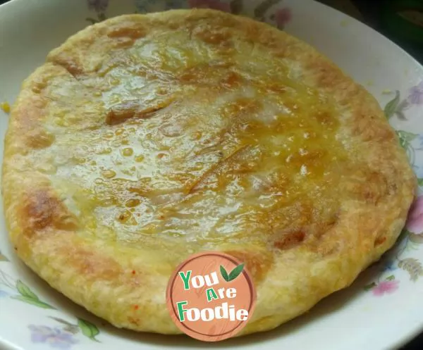 Electric rice cooker potato spicy pancake