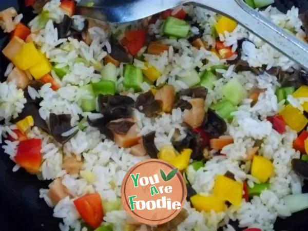 [eat rice in a different way] colorful fried rice