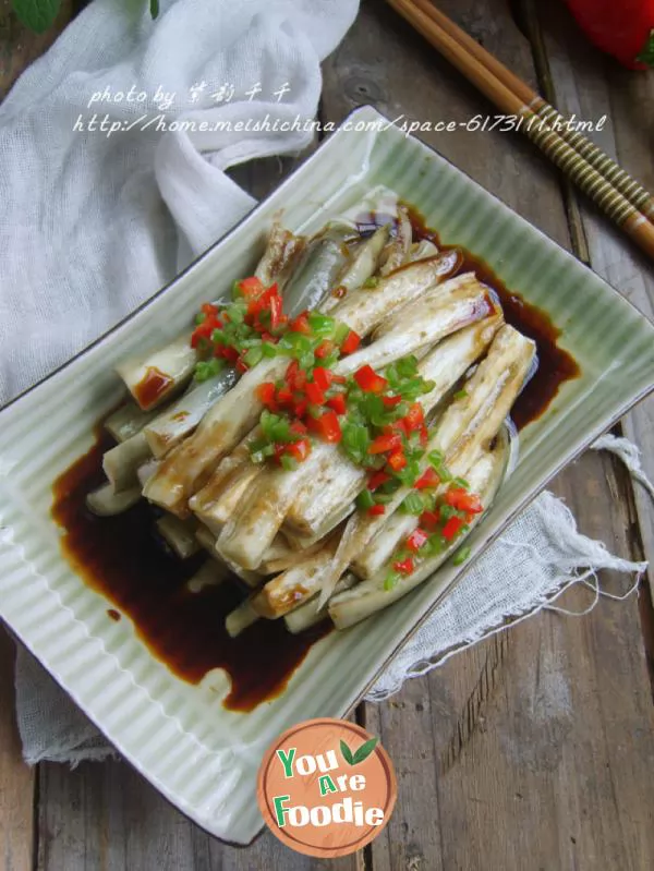 Home-cooked---steamed-white-eggplant