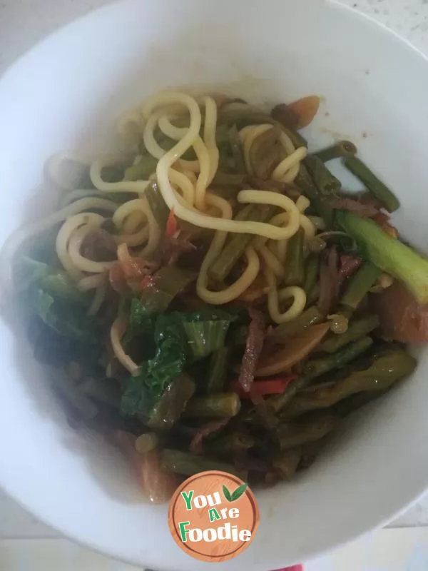 Dry mixed hot king noodles