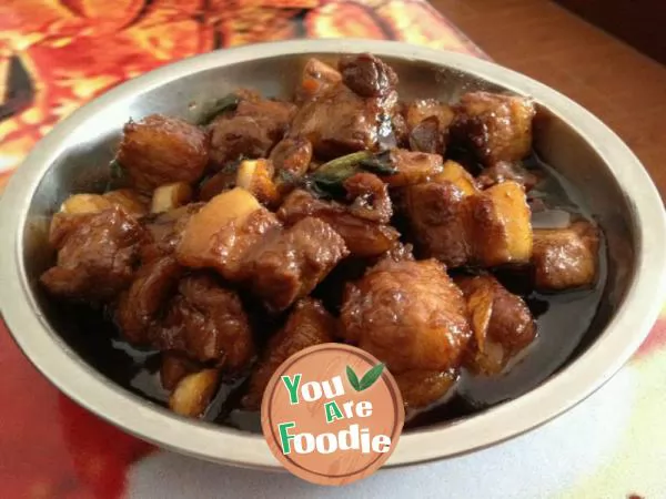 braised pork in brown sauce