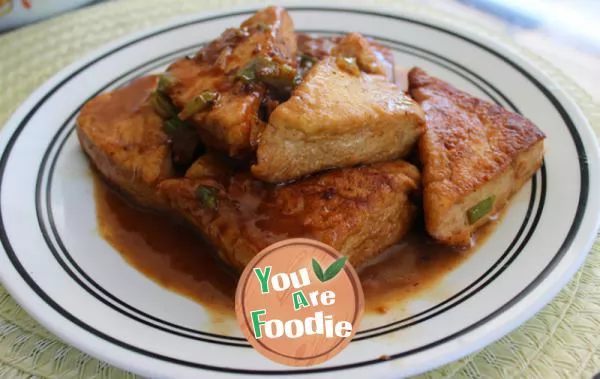 Delicious Hakka stuffed tofu