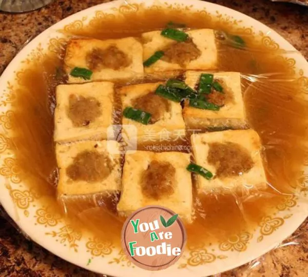 Delicious Hakka stuffed tofu