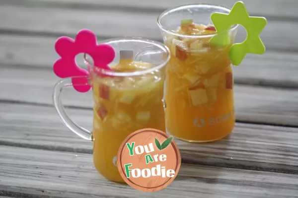 Women's exclusive summer cool fruit tea -- [orange apple tea]