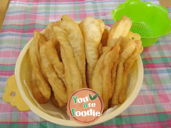 Healthy version -- homemade fried dough sticks