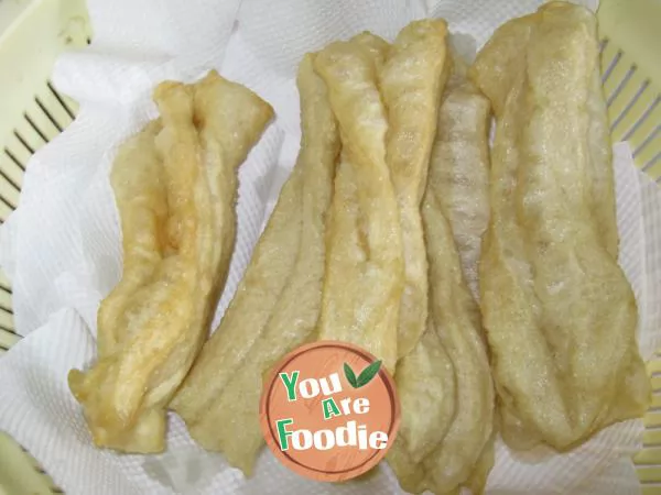 Healthy version -- homemade fried dough sticks