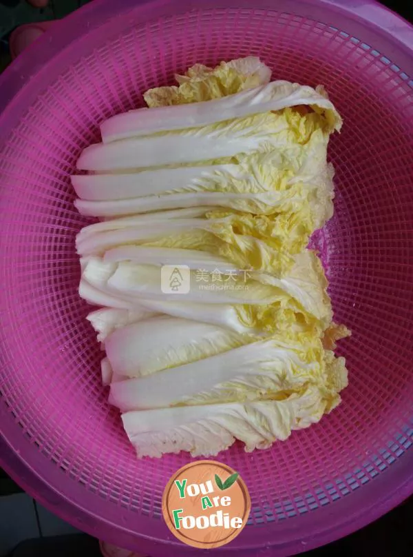 Boiled baby cabbage