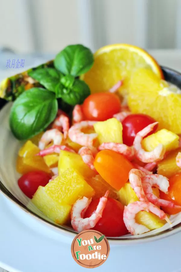 Arctic-shrimp-fruit-salad-[Canadian-wild-Arctic-shrimp]