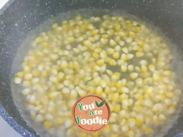 Baked corn with cheese in air fryer