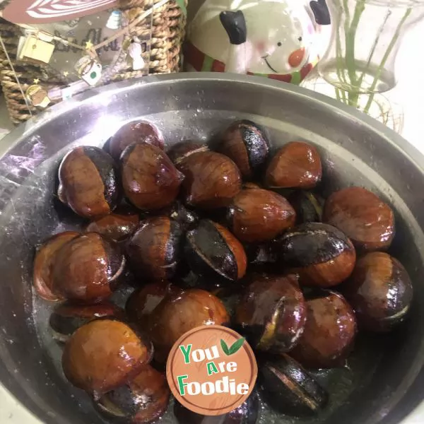 Sugar roasted chestnuts