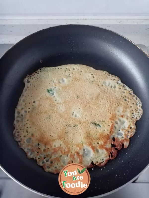 Egg pancake with Scallion