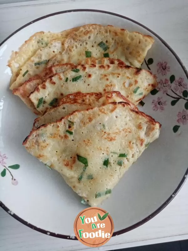 Egg pancake with Scallion