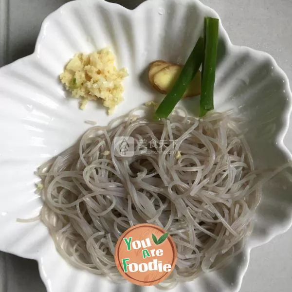 Minced meat vermicelli