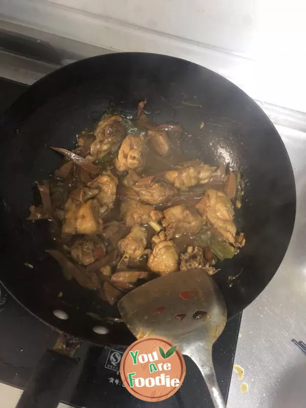 Braised chicken with beer