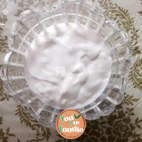 Homemade delicious yogurt