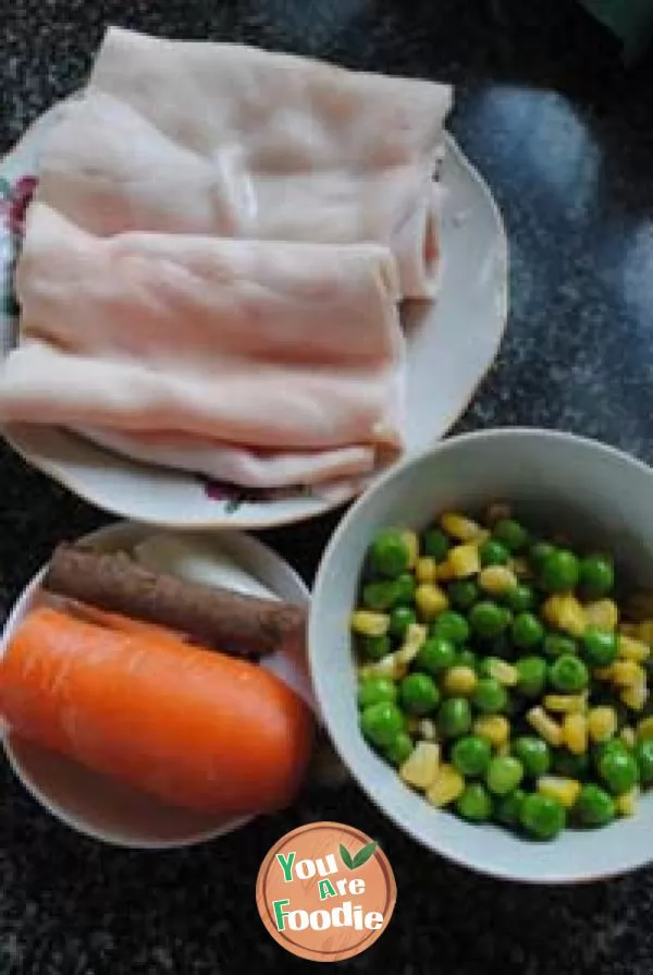 Mixed vegetable skin jelly