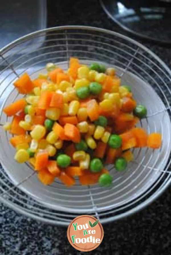 Mixed vegetable skin jelly