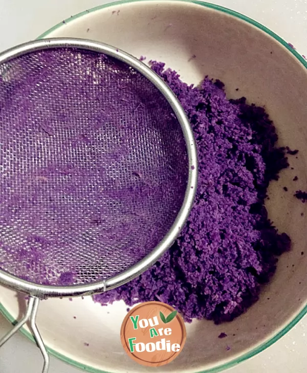 Heart for health -- zero cooking skill purple potato cheese ball