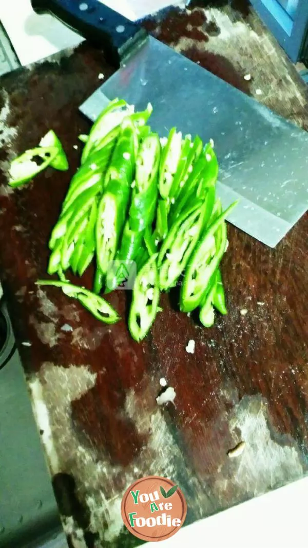 Sauteed Shredded Pork with Green Pepper