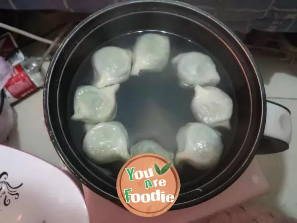 Boiling dumplings