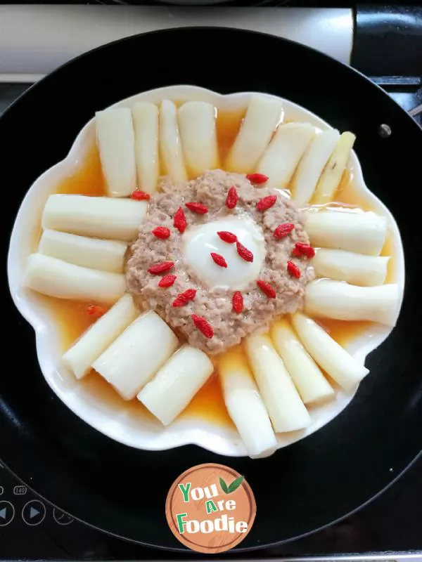 Steamed minced meat with iron stick yam