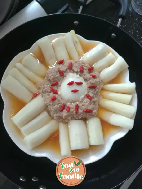 Steamed minced meat with iron stick yam