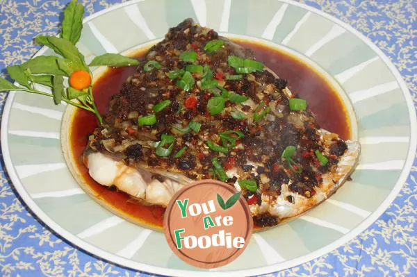 Steamed-fish-Brisket-with-black-bean-sauce