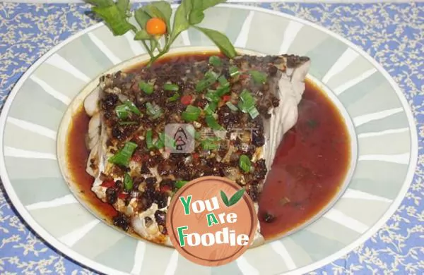 Steamed fish Brisket with black bean sauce