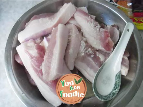 steamed pork with rice flour