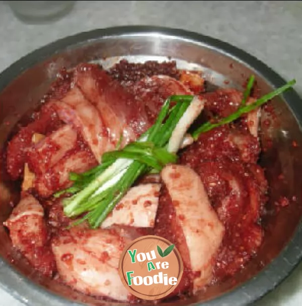 steamed pork with rice flour