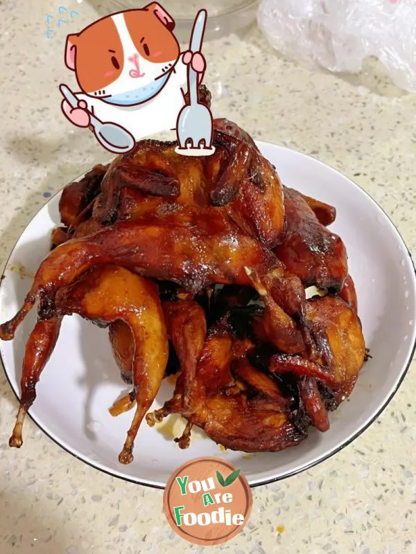 Roast quail