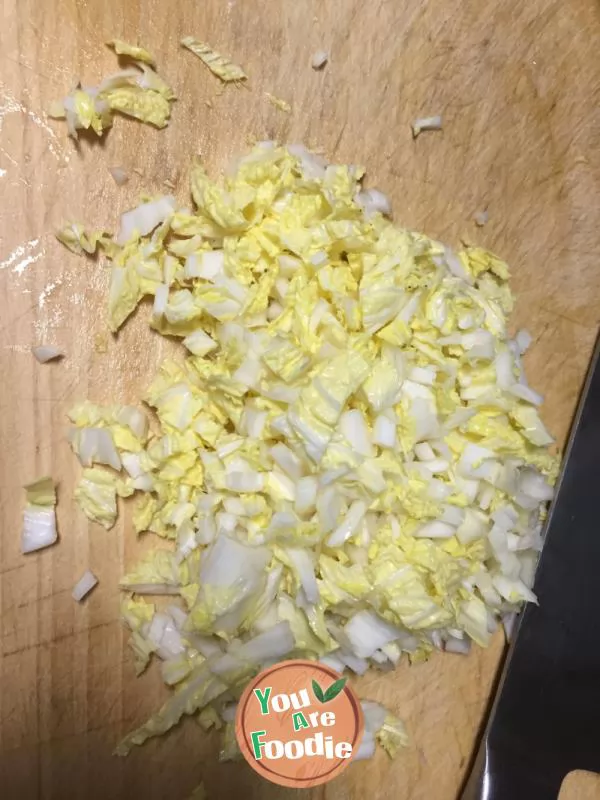 Fried rice with egg and cabbage