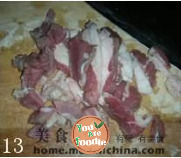 Xinjiang fried meat noodles