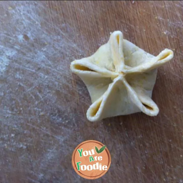 Steamed dumplings with small windmill