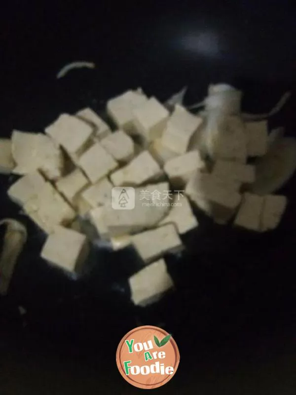 Tofu and spinach