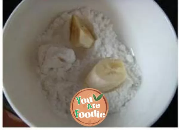 Shredded banana