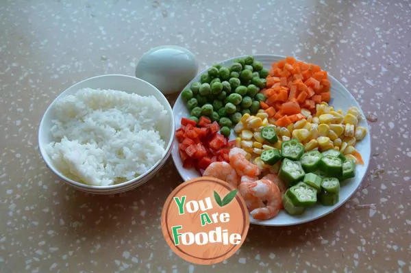 Stir-Fried Rice with Shrimp